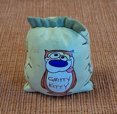 Ren & Stimpy - Gritty Kitty Litter Toy Accessory - 2" Plastic
