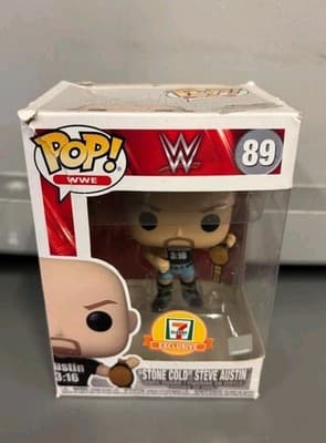 WWE Funko Pop 7/11 Stone Cold Steve Austin 89 Action Figure