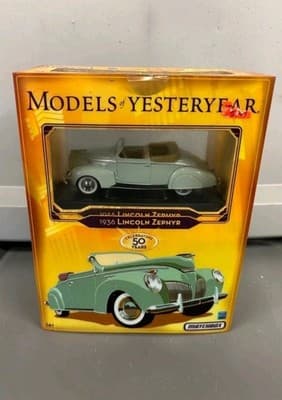 Mattel Models Of Yesteryear Matchbox * 2006 * 1936 Lincoln Zephyr