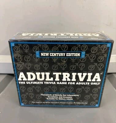 Vtg Y2K ADULTRIVIA Ultimate Adults Only Trivia Game 2 + Players 2040 Questions