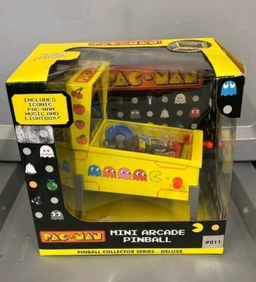New Pac-Man Mini Arcade Pinball – Collector Series Deluxe #011 Music & Lightbox