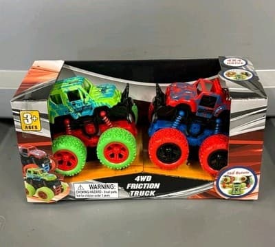 NIB Friction Monster Trucks Lot of 2