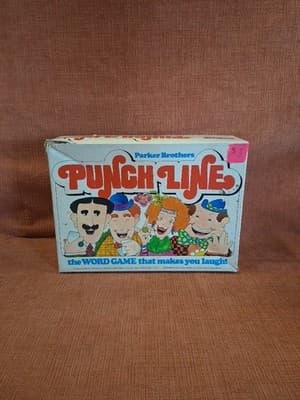 Vintage 1978 Parker Brothers Punch Line Word Game Complete