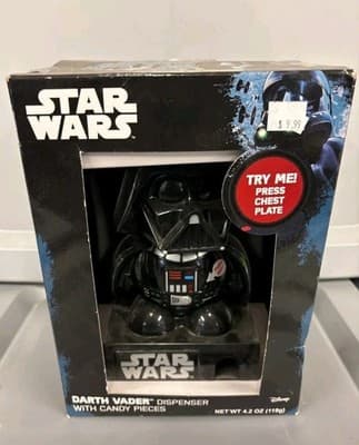 Star Wars Darth Vader Dispenser /Candy Pieces w/Sound New 2016