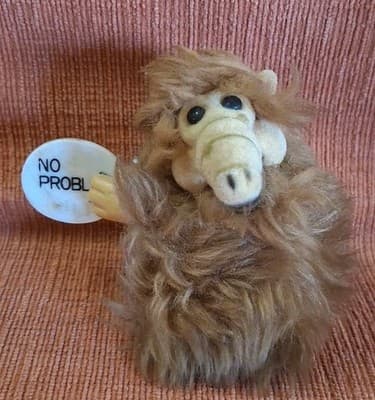 Rare Russ ALF Alien Life Form Vintage Clip On Finger Hugger Toy 1980's