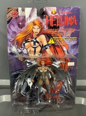 Lightening Comics Hellina Mega-Action Figure Skybolt Direct Silver