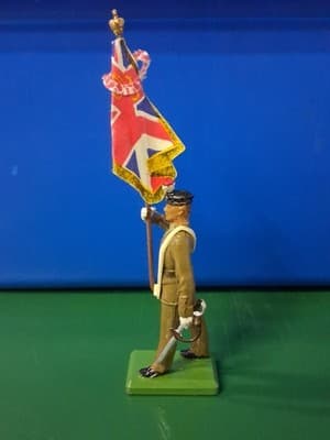British Guard with National Colours - Britains - 54mm - Metal 1986