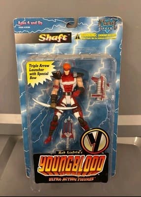 McFarlane Toys Youngblood Series 1 Shaft Action Figure MOC Rob Liefeld MIB