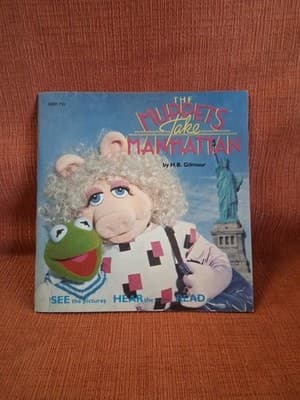 The Muppets Take Manhattan by H.B. Gilmour vinyl record and book 1984 7" 33rpm
