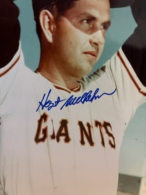 Hoyt Wilhelm Signed Autographed Glossy 8x10 Photo New York Giants