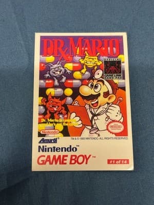 Nintendo Game Boy Trading Card 1 Of 14 Super Mario