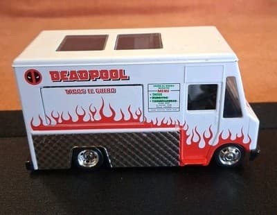 Deadpool Taco Truck - White - Diecast Metal - 1:32 Scale