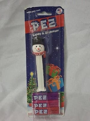 PEZ Dispenser & Candy (Snowman) in Package ⛄️