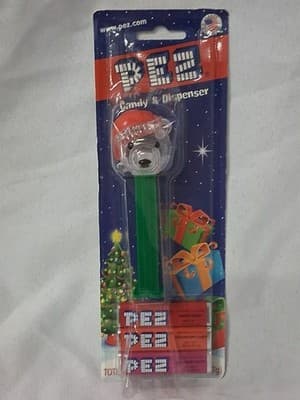 Christmas Crystal Bear Pez Dispenser * New On Original Card
