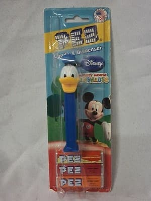 Disney's Donald Duck Pez Dispenser New In Package, Mickey Mouse Clubhouse