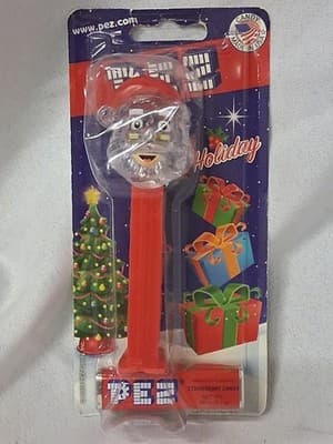 Santa Claus 2009 Crystal Chritmas Pez Dispenser Holiday NEW Sealed