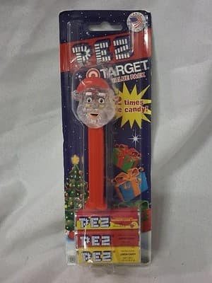PEZ *Crystal Santa 🎅🏻 With Glasses* Candy Dispenser - 2x Candy (2009)