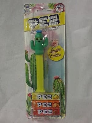 PEZ DISPENSER - COOL CACTUS SPIKE - NEW ON CARD - LIMITED EDITION
