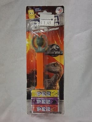 Jurassic World Dilophosaurus PEZ Candy Dispenser