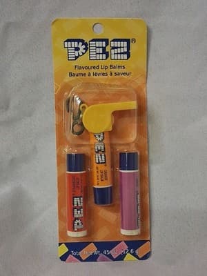 PEZ Lip Balm WHISTLE Keychain Bag Clip
