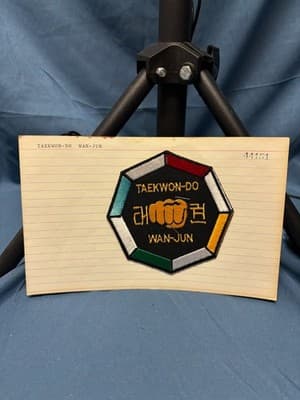 Exclusive Pre Production Design Logo Patch Taekwon-Do WanJun