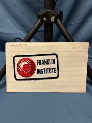 Exclusive Pre Production Design Logo Patch Franklin Institute