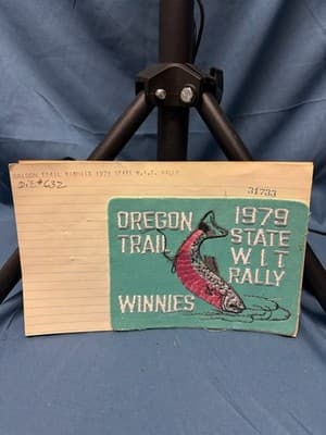 Exclusive Pre Production Design Logo Patch Oregon Trail 1979 State Rally