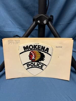 Exclusive Pre Production Design Logo Patch Mokena Police Tribal