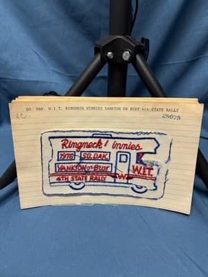 Exclusive Pre Production Design Logo Patch Ringneck Winnies 1976 State Rally