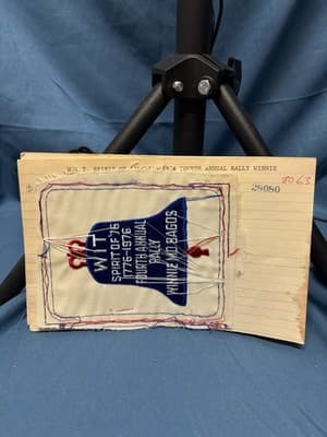 Exclusive Pre Production Design Logo Patch 1976 Annual Winnie Rally