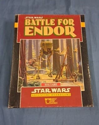 1989 - STAR WARS BATTLE FOR ENDOR SOLITAIRE, 40206 West End Games - Complete