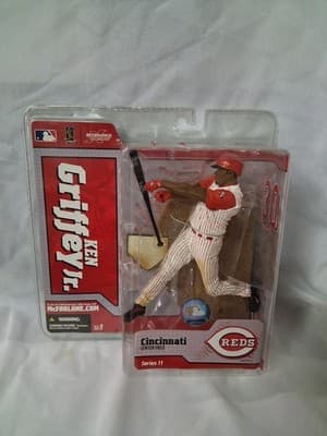 Ken Griffey Jr Action Figure 2005 Cincinnati Reds McFarlane MLB Series 11 (NIB)