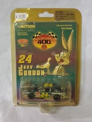 2001 Action Jeff Gordon #24 DuPont/Looney Tunes Bugs Bunny Monte Carlo 400