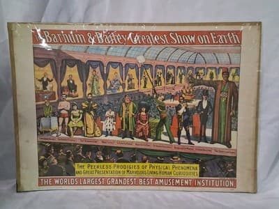 Barnum and Bailey Circus- Peerless Prodigies 14X 20 Boarded and Wrapped 🎪