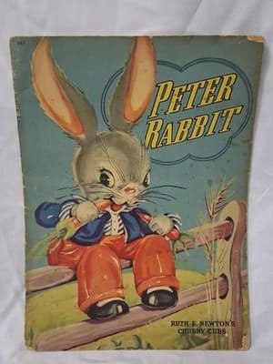 Vintage 1938 Peter Rabbit Children's Storybook