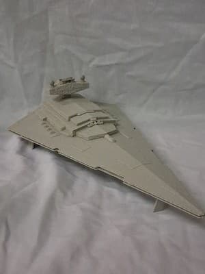 Star Wars Imperial Star Destroyer Electronic Model Revell Snap Tite - Untested