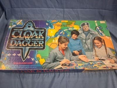 Rare | Vintage 1984 Cloak & Dagger Role Playing Board Game by Ideal - Well Kept