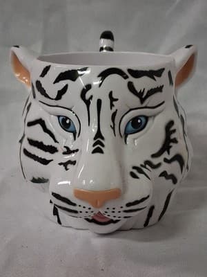 Ringling Bros Barnum & Bailey Circus White Tiger Souvenir Mug Vintage 2002