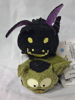 Disney Tsum Tsum Plush Malificent and GOON Rare* Malificent from Sleeping Beauty
