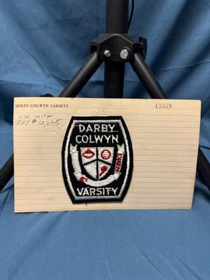 Exclusive Pre Production Design Logo Darby Colwyn University Patch