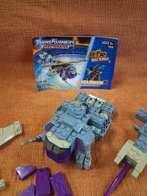 Transformers Armada Super Con Class Cyclonus Build Figure As Is