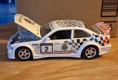 Burago 93 BMW M3 Racing WARSTEINER 1/24 Scale Rare, Made In Italy, Rare