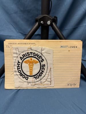 Exclusive Pre Production Design Logo Dorothy Aristones School Patch