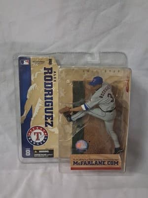 McFarlane 2004 Alex Rodriguez Texas Rangers series 8 (variant gray jersey) NEW