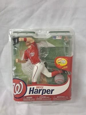 McFarlane Toys MLB 31 BRYCE HARPER Washington Nationals Figure Red Jersey