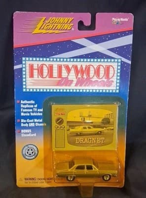 JOHNNY LIGHTNING DRAGNET HOLLYWOOD ON WHEELS REAL WHEELS SERIES 1998