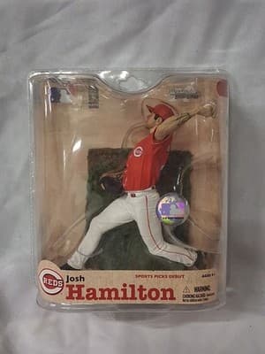 Josh Hamilton McFarlane Sports Picks Action Figure Cincinnati Reds Debut MLB 21