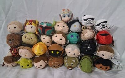 Disney Star Wars Tsum Tsum Plush Set of 29 Mini (3.5") All With Tags