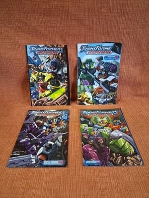 Transformers Armada Mini Comic/ Hasbro Toy Catalog 2002 Flipbook 1 2 3 4 Set 1-4