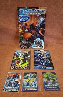 Transformers Energon (Walmart Exclusive Comic Book) + Bonus Items Mini Book Ect